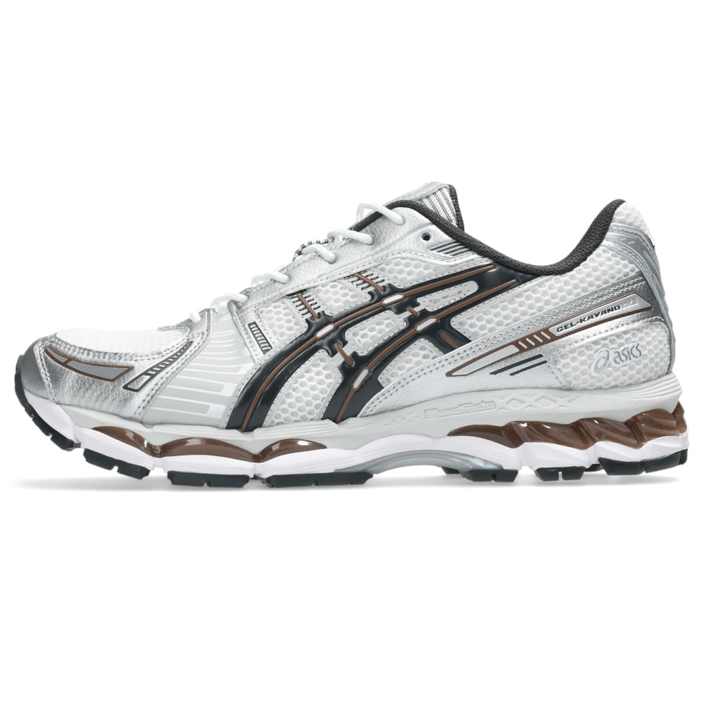 Tênis ASICS GEL-Kayano 12.1 - Unissex - Branco/Cinza