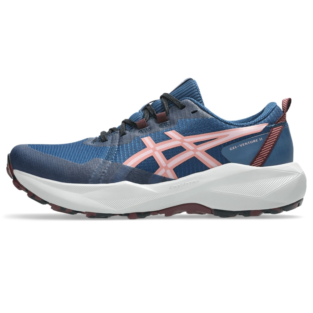 Tênis ASICS GEL-Venture 11 - Feminino - Azul/Bege