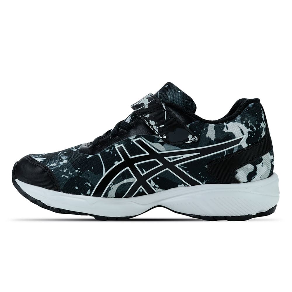 Tênis ASICS Fantasy 4 – Infantil – Preto/Branco