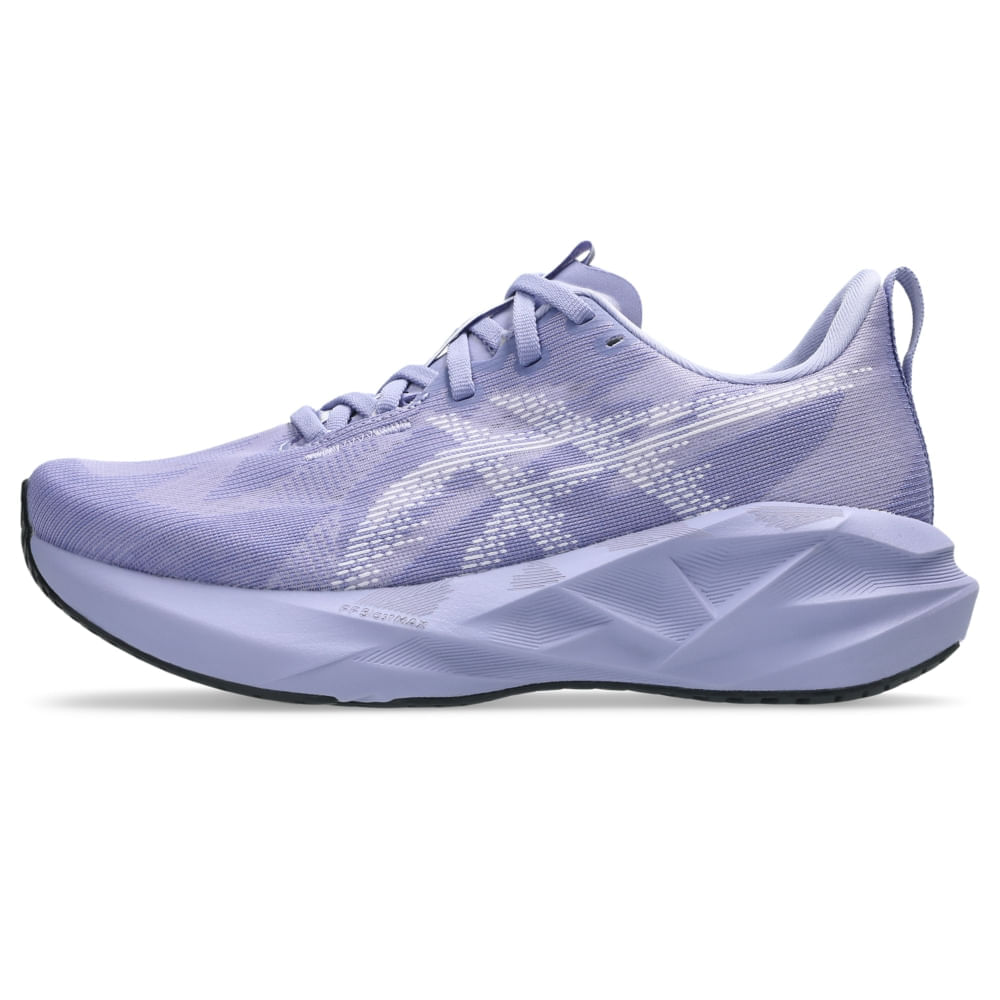 Tênis ASICS Novablast 5 - Feminino - Roxo/Roxo