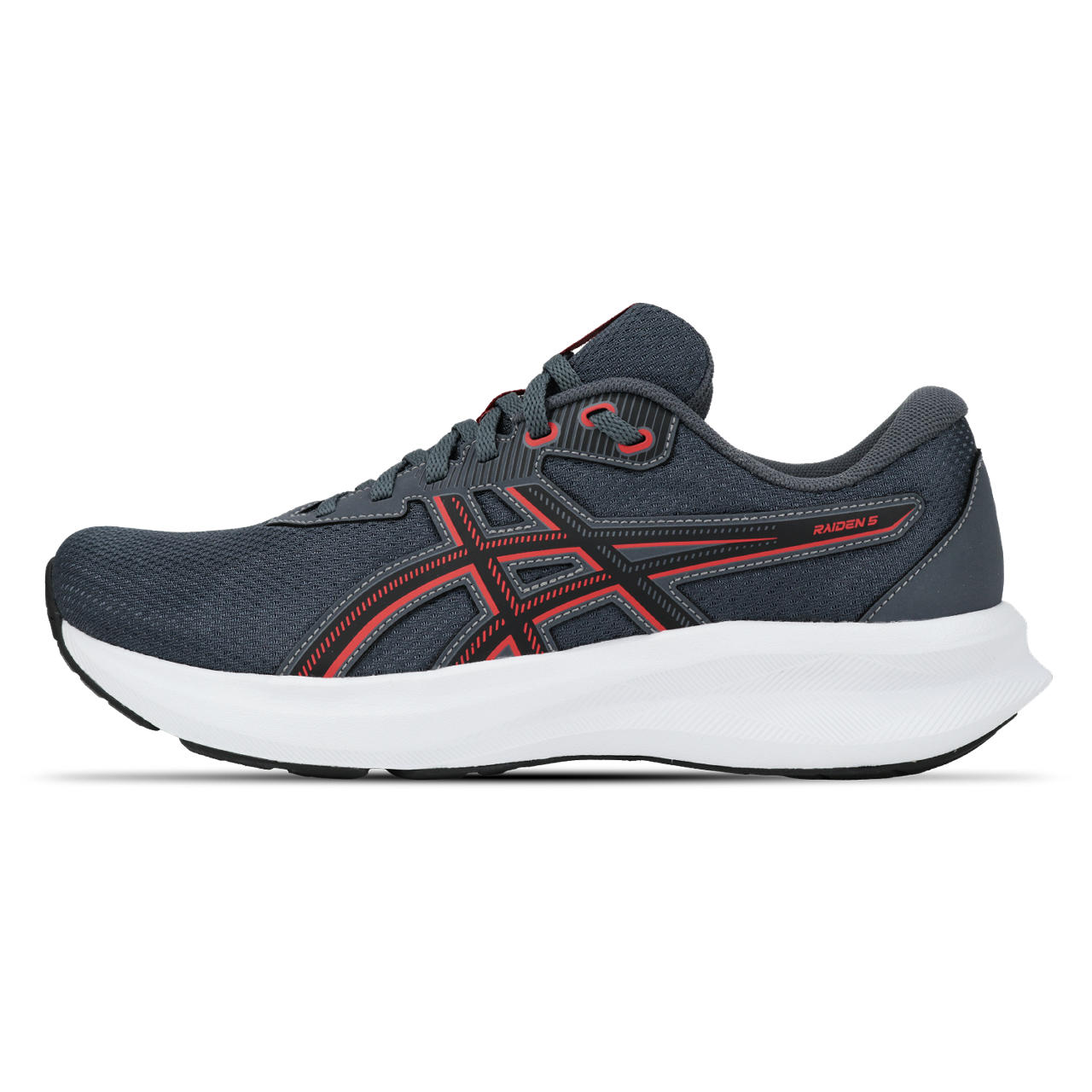 Tênis Raiden 5 - Masculino - Cinza/Vermelho - tam: 40