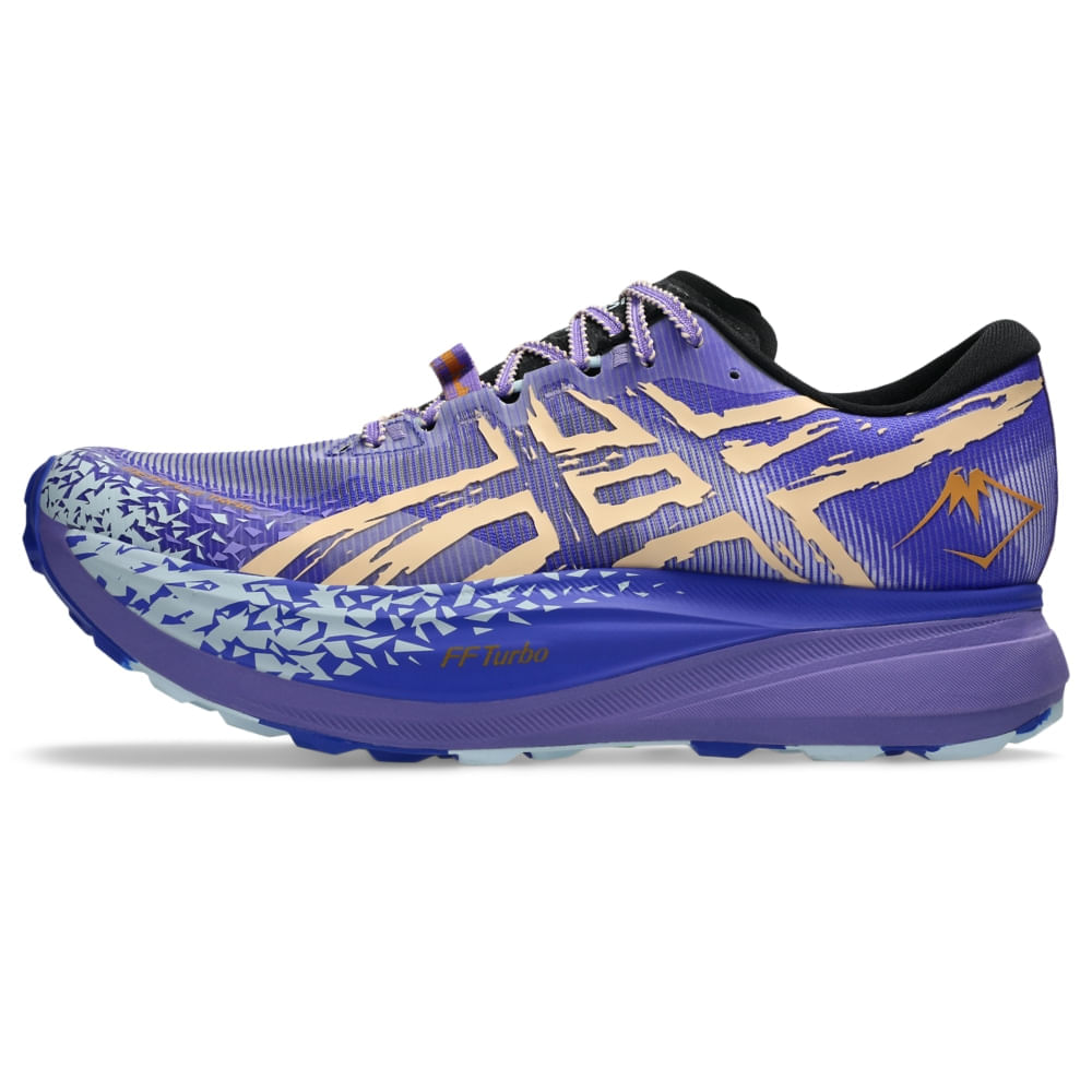 Tênis ASICS Metafuji Trail - Unissex - Azul/Laranja