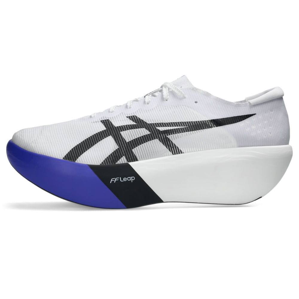 Tênis ASICS Metaspeed Ray - Unissex - Branco/Azul