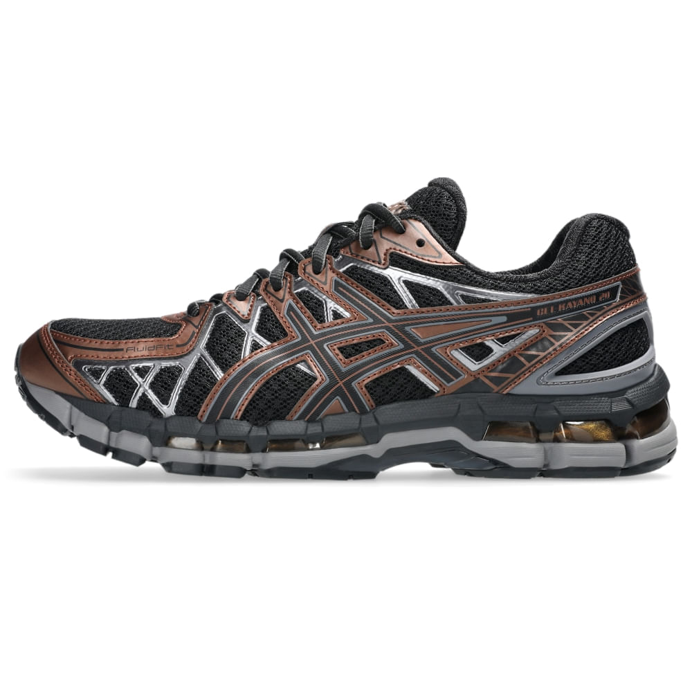 Tênis ASICS GEL-KAYANO 20 - Unissex - Preto/Marrom - tam: 36