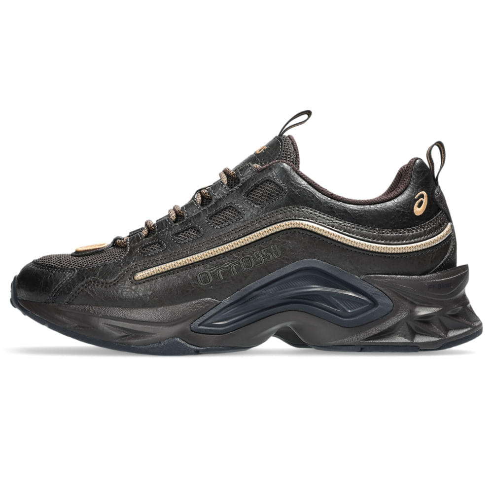 Tênis ASICS PROTOBLAST-CMLVIII - Unissex - Marrom/Dourado - tam: 35