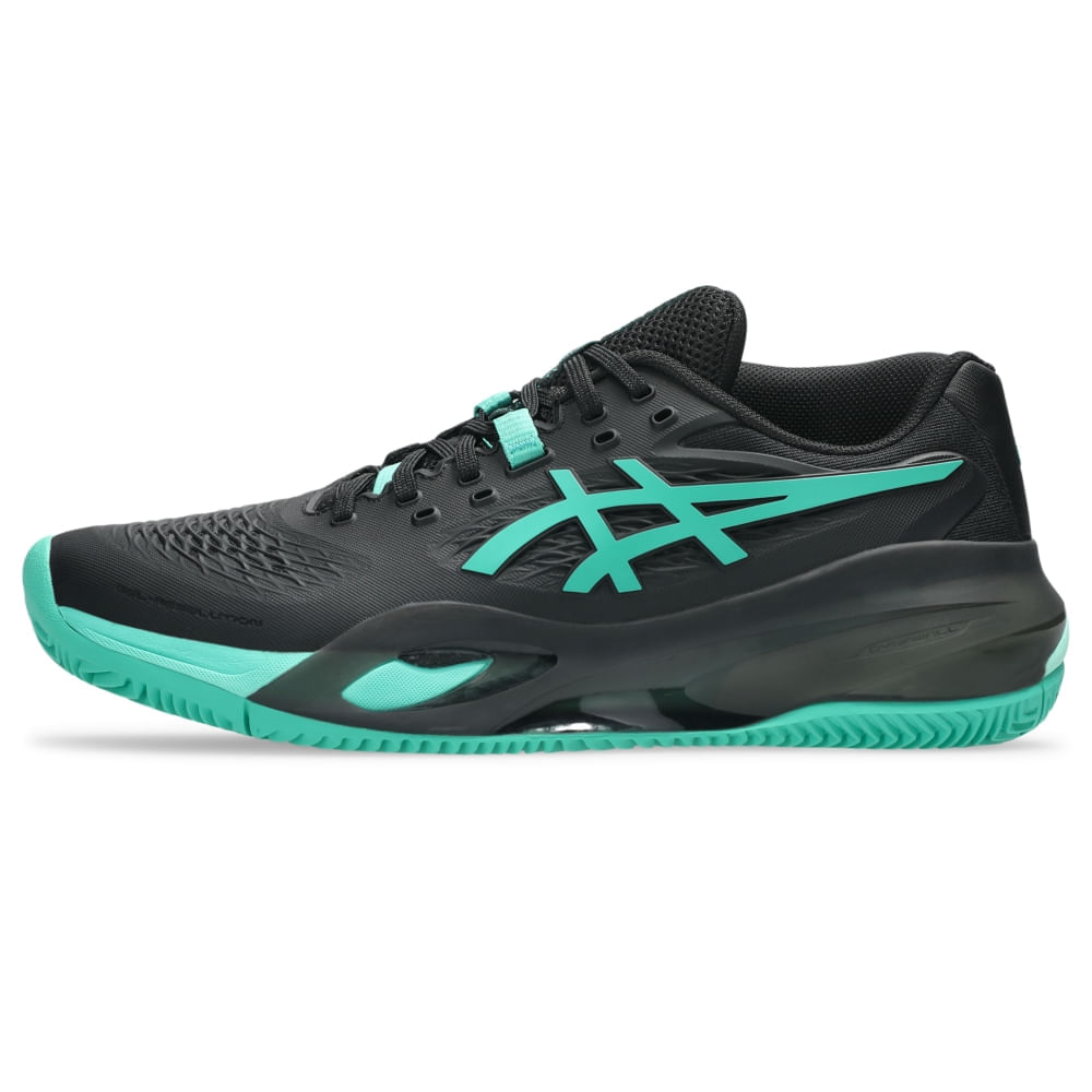 Tênis ASICS Gel-Resolution X Saibro - Masculino - Preto/Verde - tam: 47