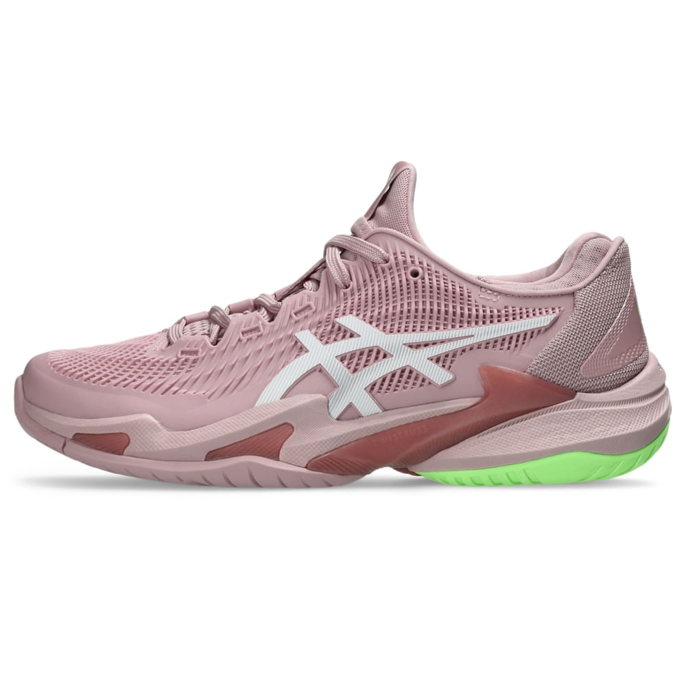 【ぽんず】asics courtff3 Tênis ASICS Court Ff 3 - Feminino - Bege/Branco - ASICS Brasil