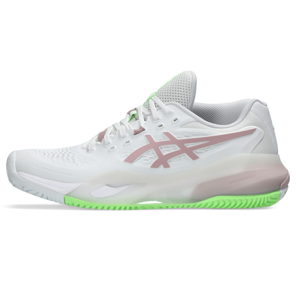 Tênis ASICS Gel-Resolution X Saibro - Feminino - Branco/Bege - tam: 40