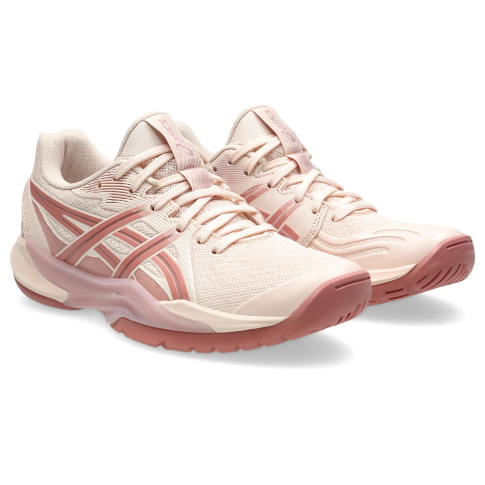 Tênis ASICS Powerbreak Ff - Feminino - Rosa/Bege - tam: 34.5 — foto 2