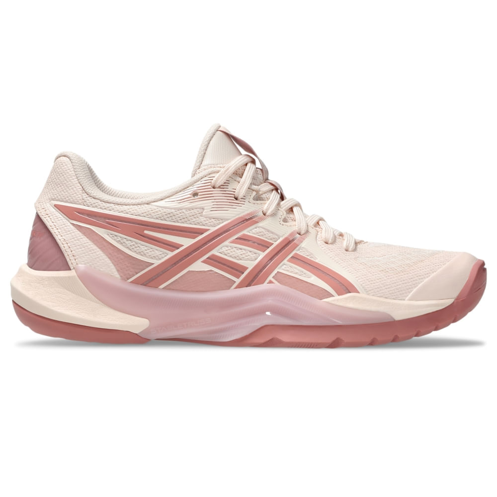 Tênis ASICS Powerbreak Ff - Feminino - Rosa/Bege - tam: 39.5 — foto 4