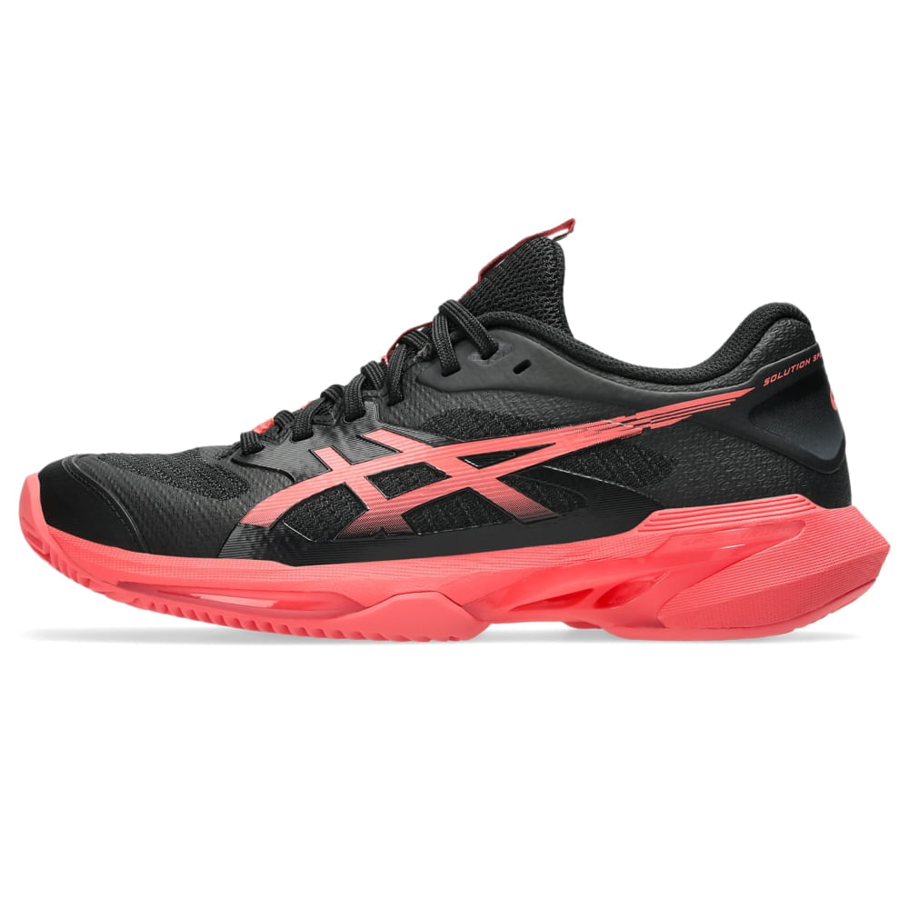 Tênis ASICS Solution Speed Ff 4 Saibro - Feminino - Preto/Rosa - tam: 36