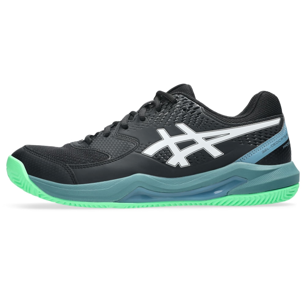 Tênis ASICS Gel-Dedicate 8 Padel - Masculino - Preto/Verde
