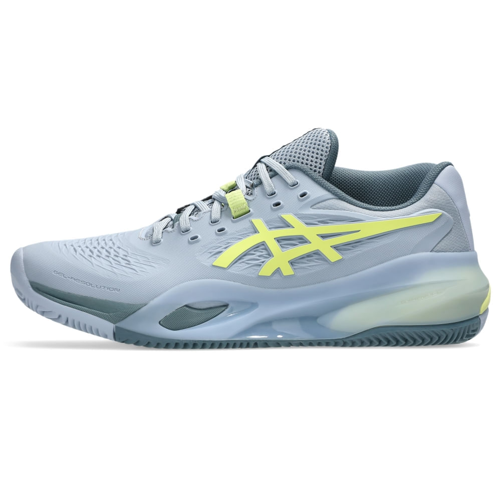 Tênis ASICS Gel-Resolution X Saibro - Masculino - Azul/Verde - tam: 46