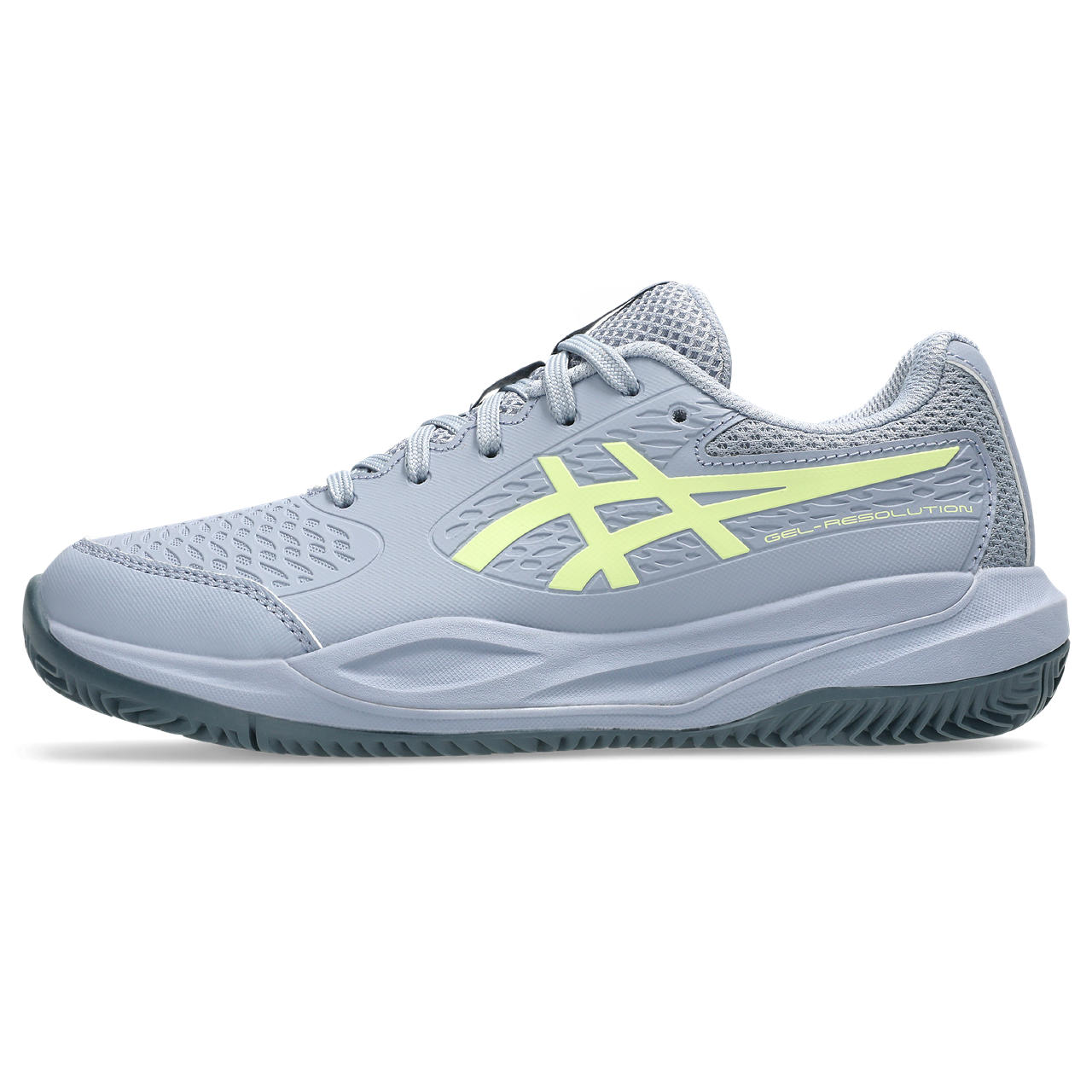 Tênis ASICS Gel-Resolution X Gs Saibro - Infantil - Azul/Verde - tam: 31