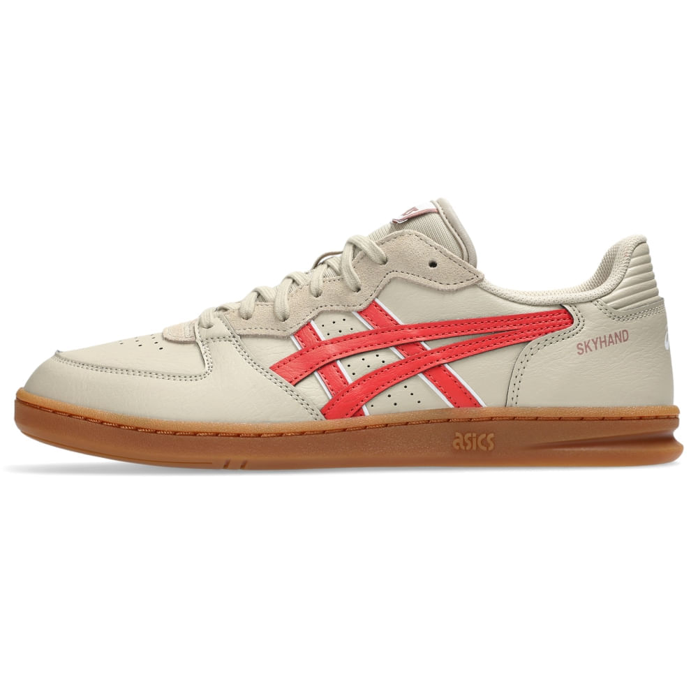 Tênis ASICS Skyhand Og - Unissex - Bege/Vermelho - tam: 39