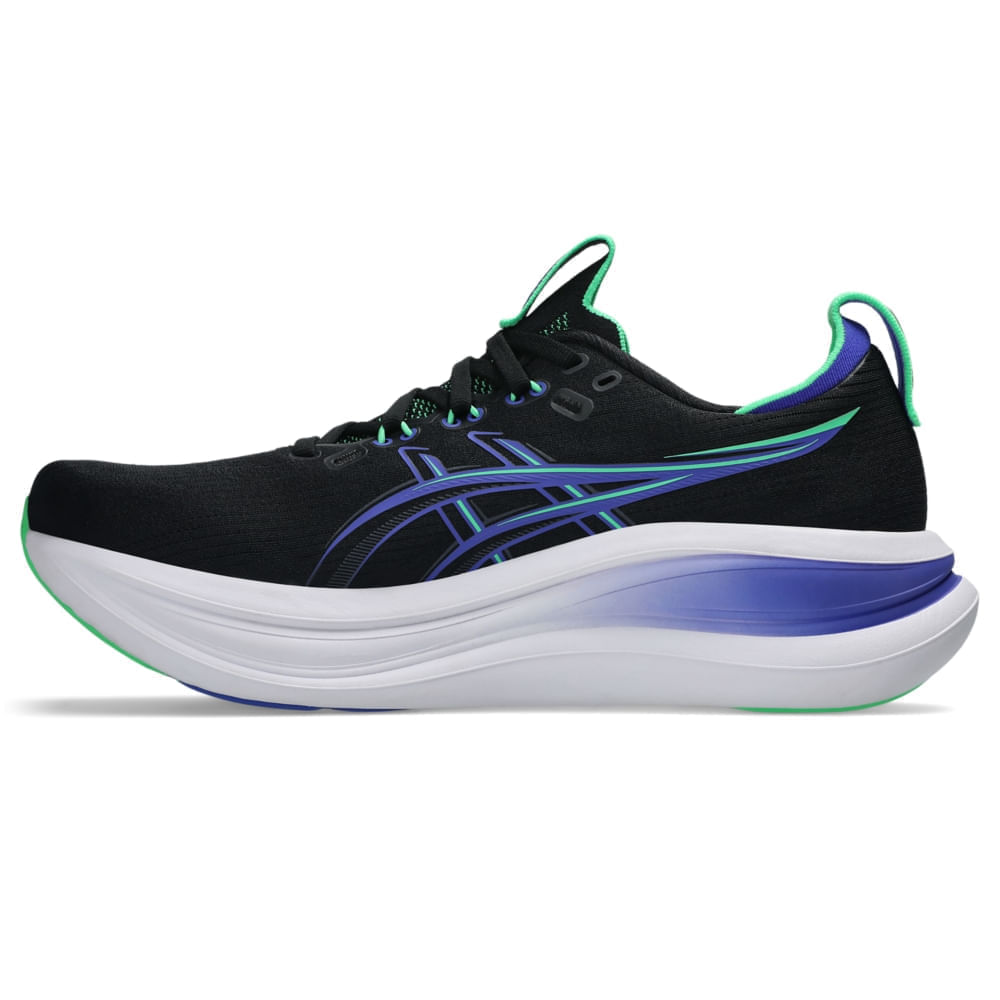 Tênis ASICS GEL Nimbus 28 – Masculino – Preto/Azul