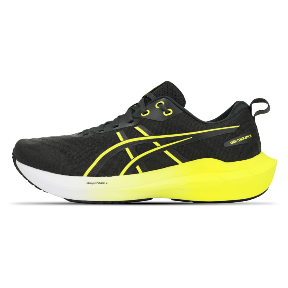 Tênis ASICS GEL-Shogun 8 - Masculino - CINZA/AMARELO