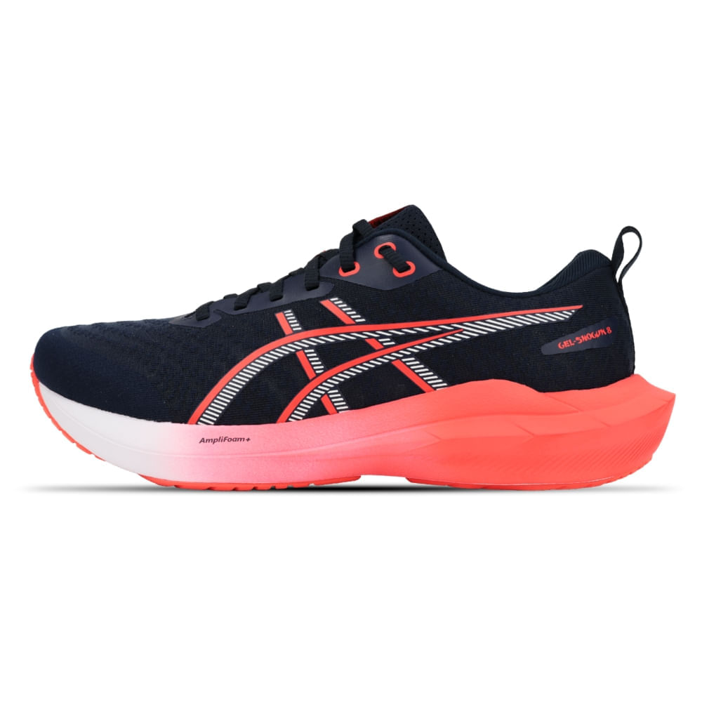 Tênis ASICS GEL-Shogun 8 - Masculino - Azul/Vermelho - ASICS Brasil