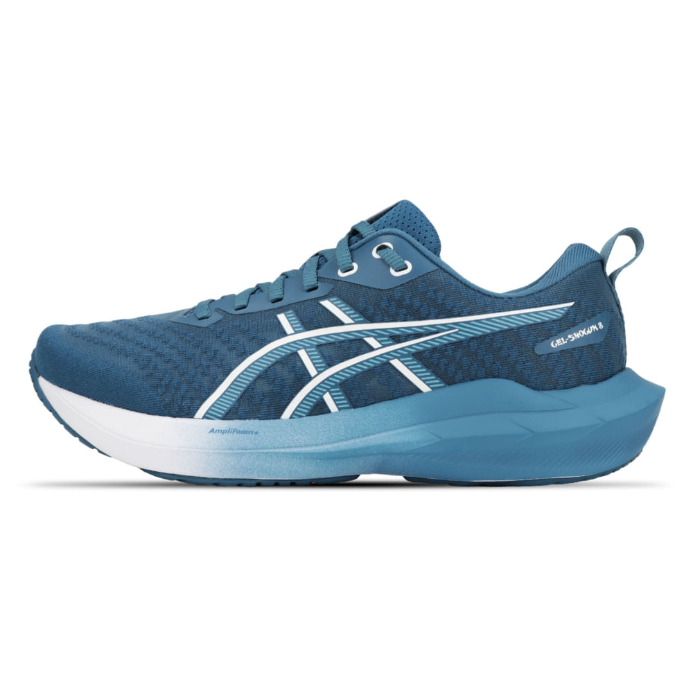 Tênis ASICS GEL-Shogun 8 - Masculino - AZUL/BRANCO - tam: 40