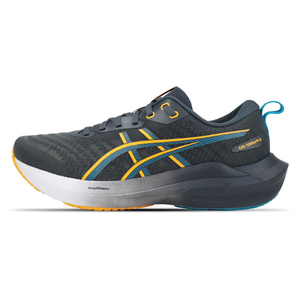 Tênis ASICS GEL-Shogun 8 - Masculino - Cinza/Laranja