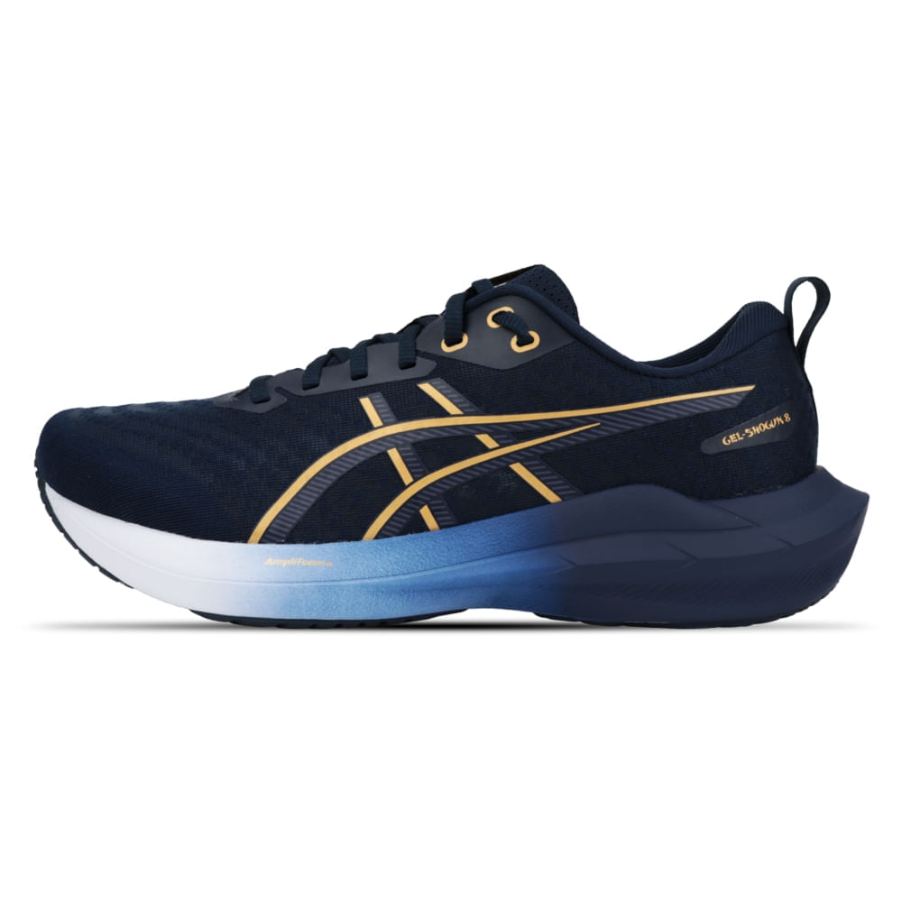 Tênis ASICS GEL-Shogun 8 - Masculino - Azul/Dourado - tam: 44