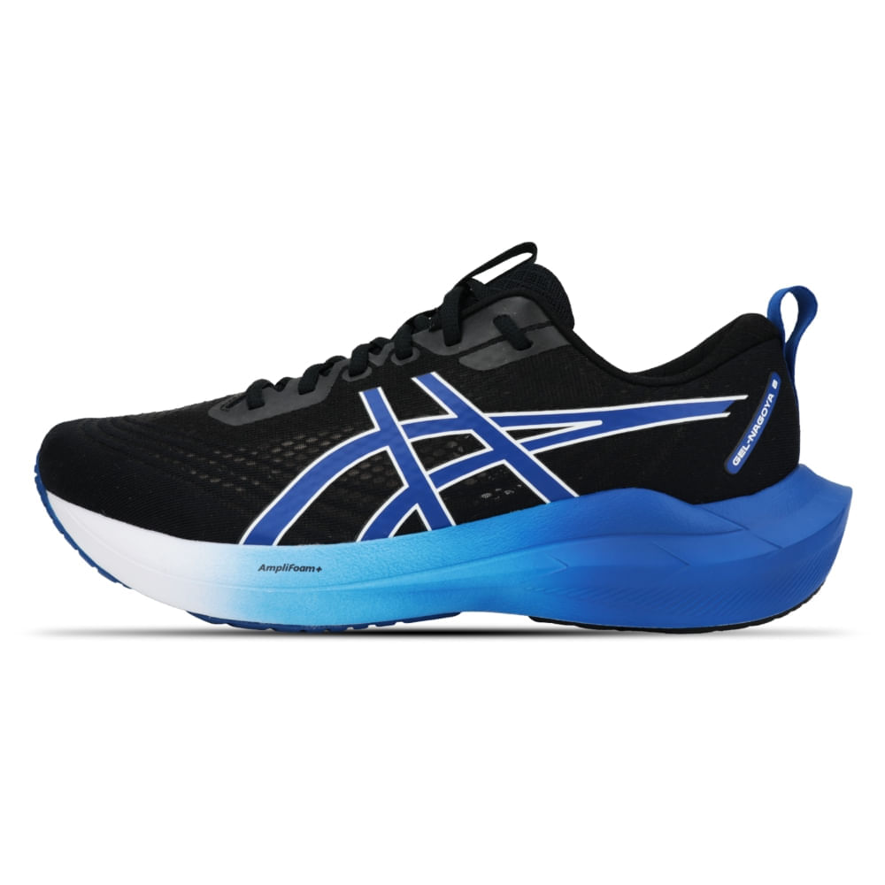 Tênis ASICS GEL-Nagoya 8 - Masculino - Preto/Azul - tam: 40