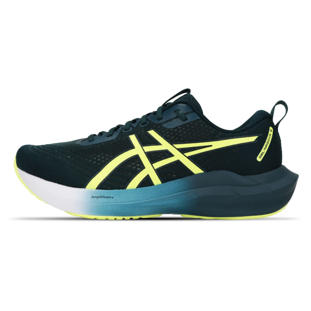 Tênis Asics GEL-Nagoya 8 - Masculino - Verde/amarelo - Tam: 38 - Miniatura 5