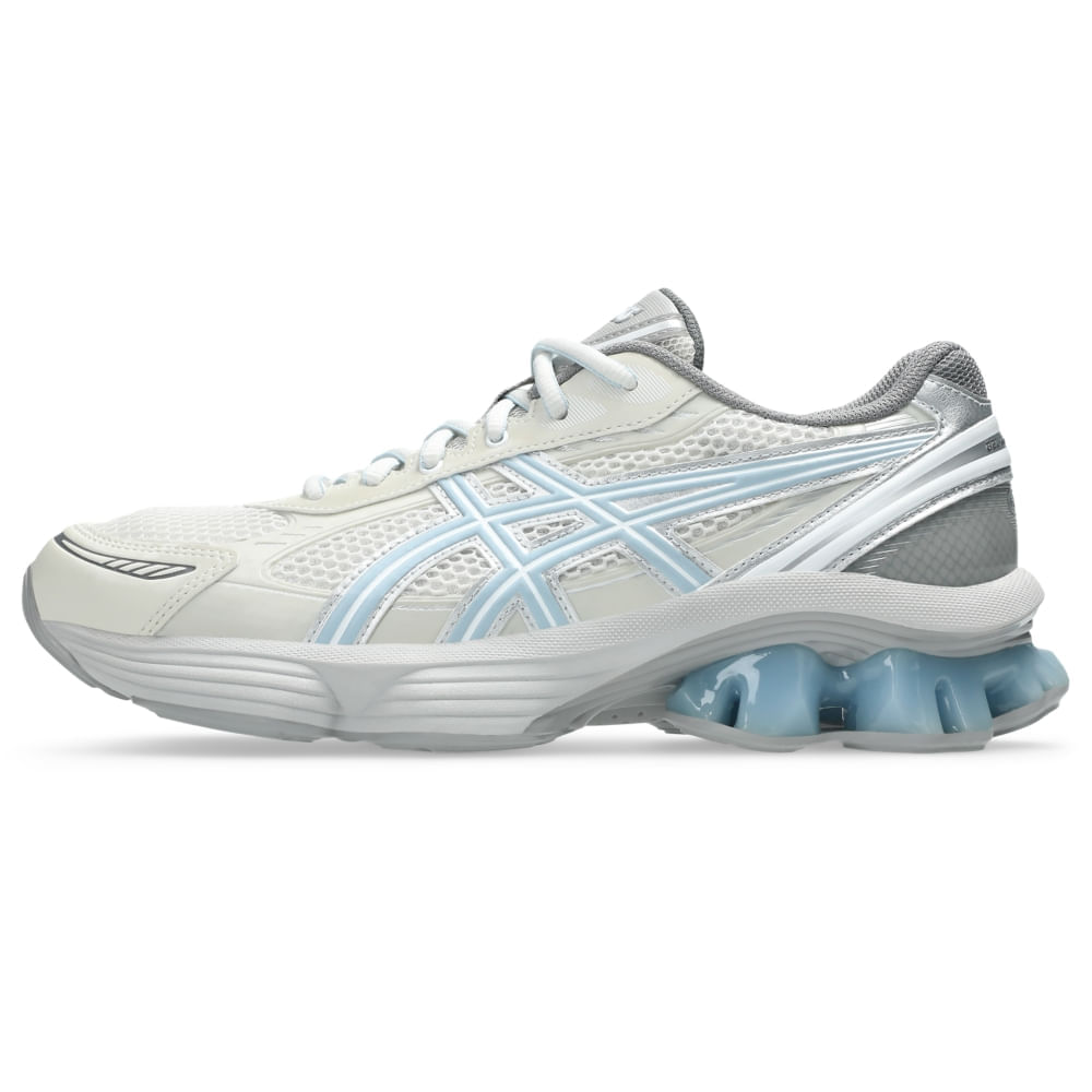 Tênis ASICS GEL-Kinetic Fluent - Unissex - Bege/Azul - tam: 37.5