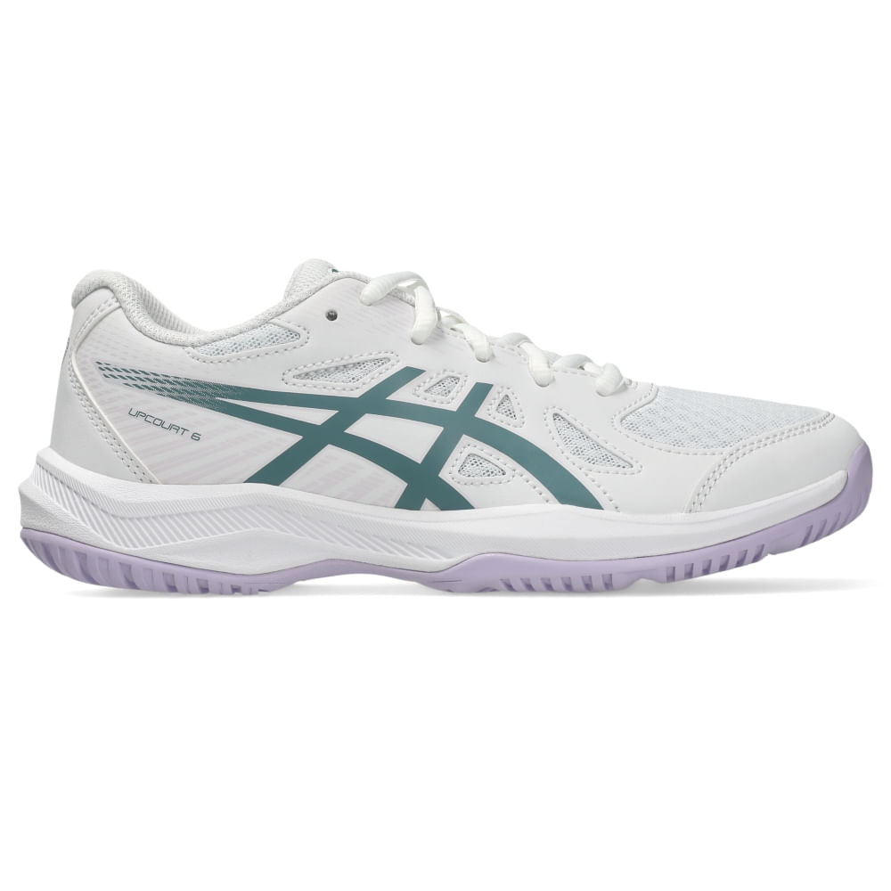 Tênis ASICS Upcourt 6 Gs - Infantil - Branco/Azul - tam: 31