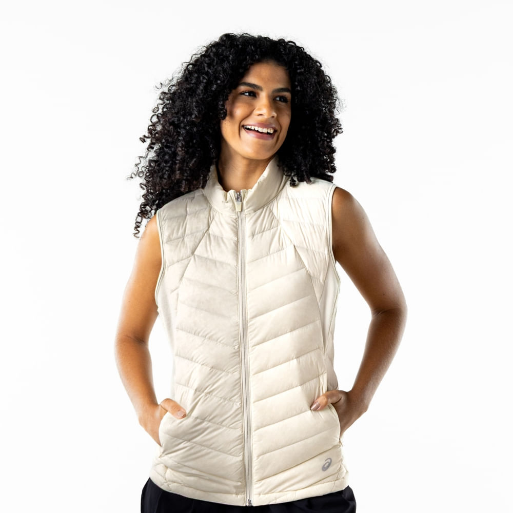 LIGHTWEIGHT DOWN VEST - BIRCH - tam: GG