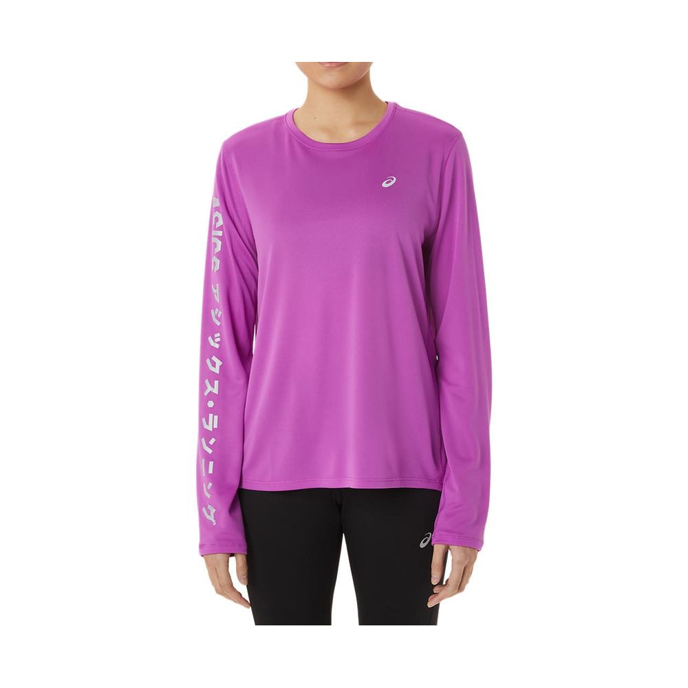 Camiseta de Manga Longa ASICS - Feminina - Rosa