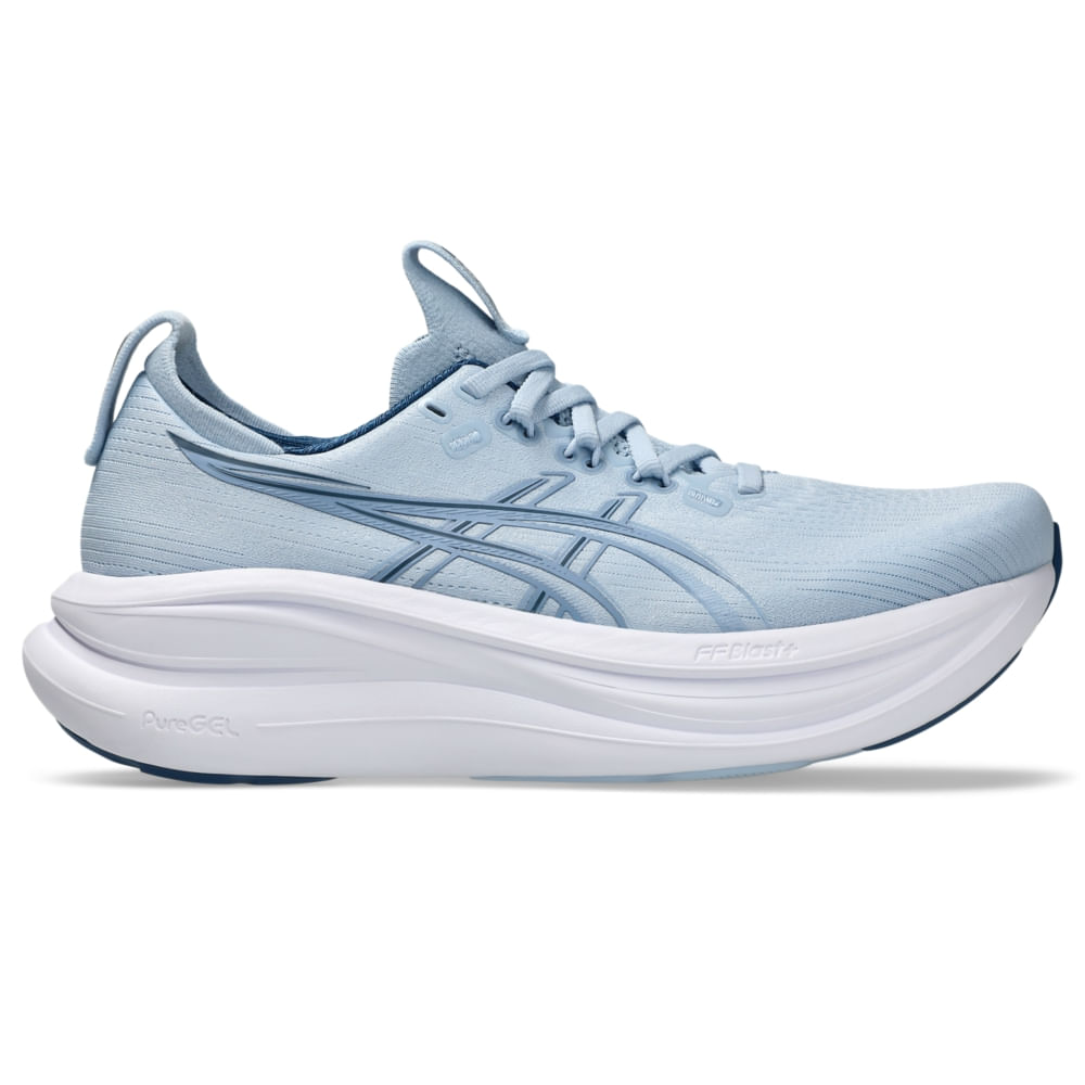 Tênis ASICS GEL Nimbus 28 - Feminino - Azul/Azul - tam: 40.5