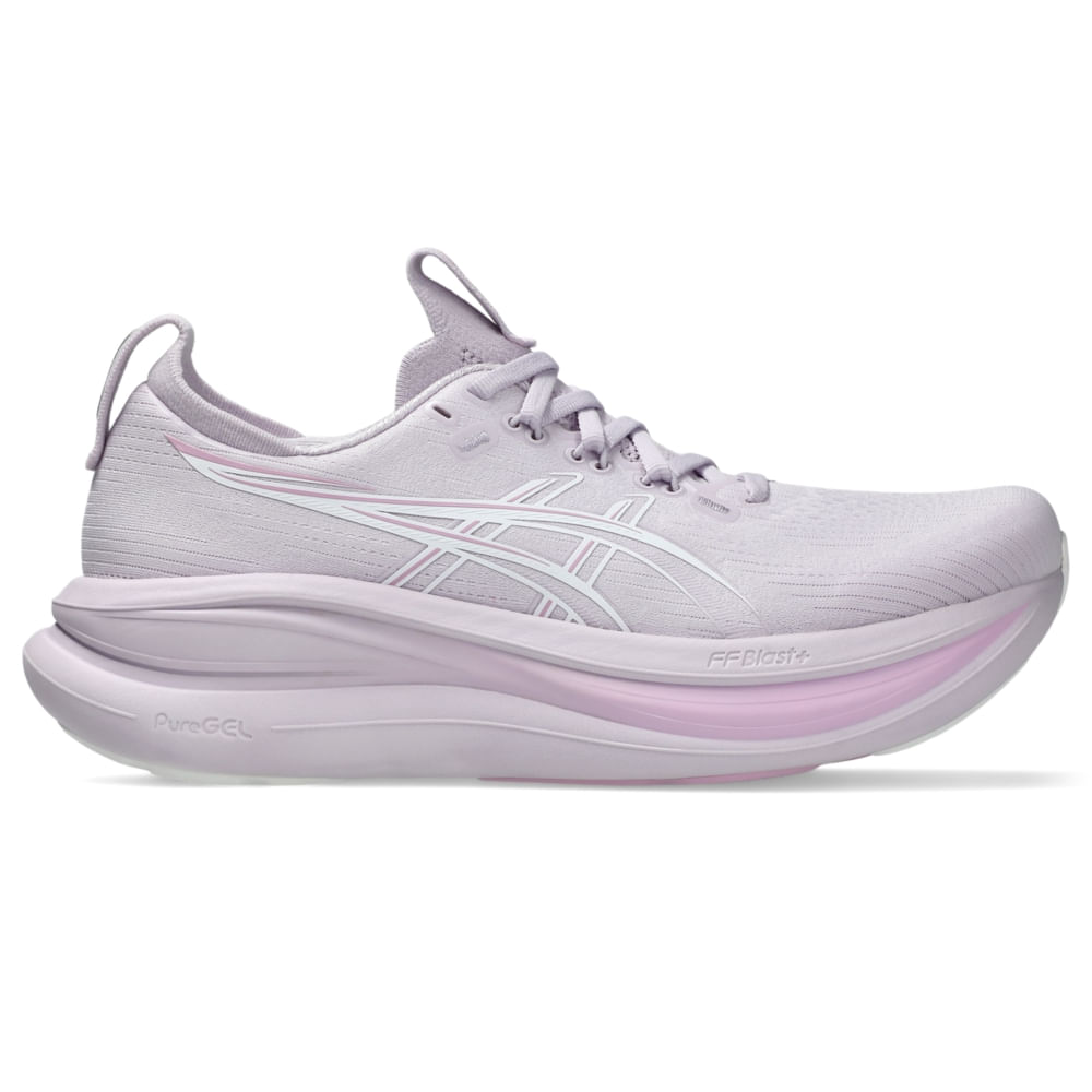 Tênis ASICS GEL Nimbus 28 - Feminino - Vermelho/Branco - tam: 40.5