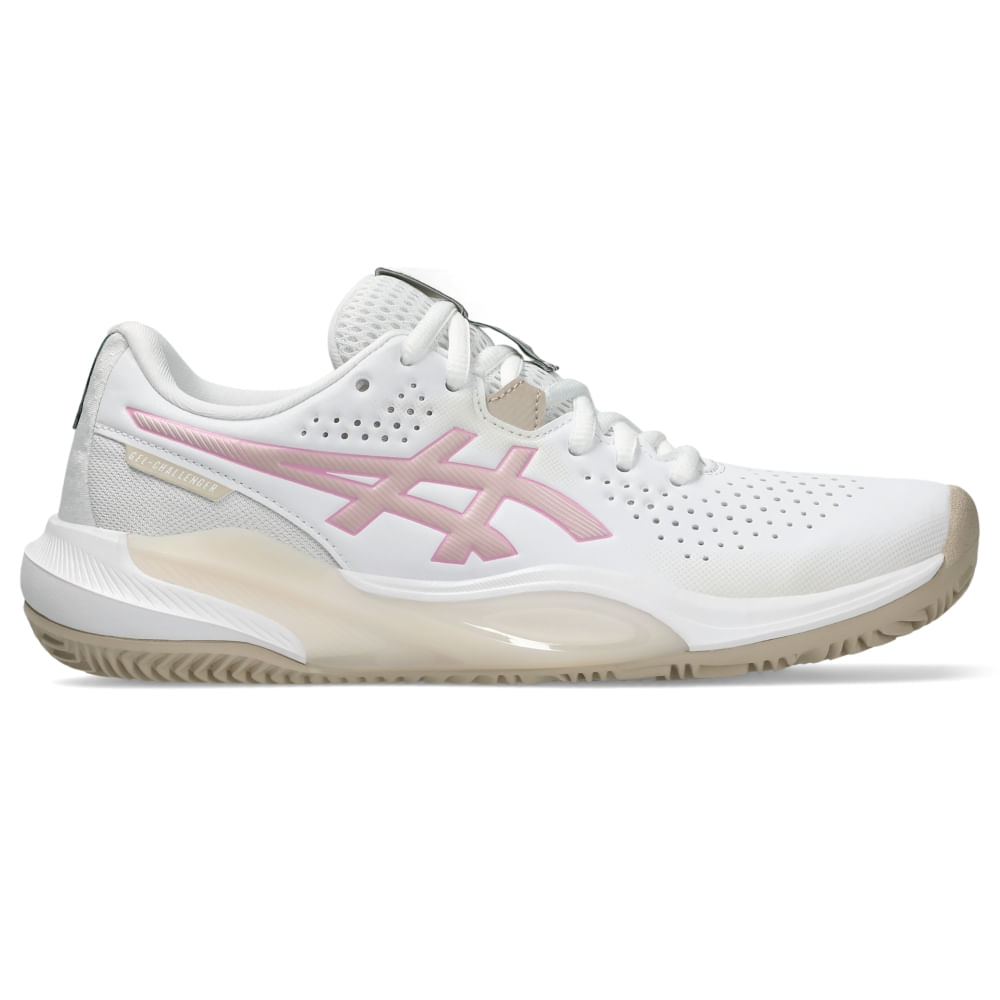 Tênis ASICS Gel-Challenger 15 Padel - Feminino - Branco/Rosa - tam: 35
