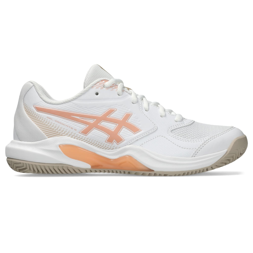 GEL-DEDICATE 9 CLAY - Branco/Rosa - tam: 41