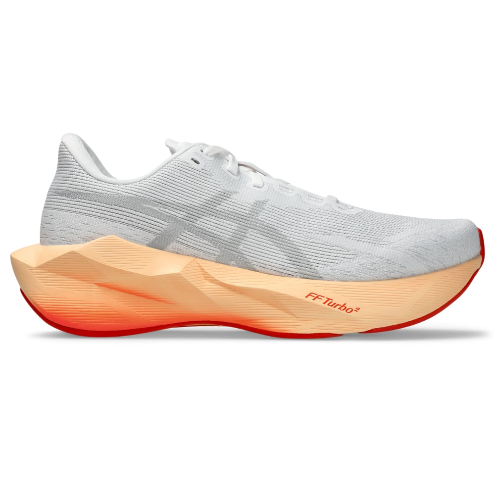 Tênis ASICS Novablast 6 - Branco/Laranja - tam: 38
