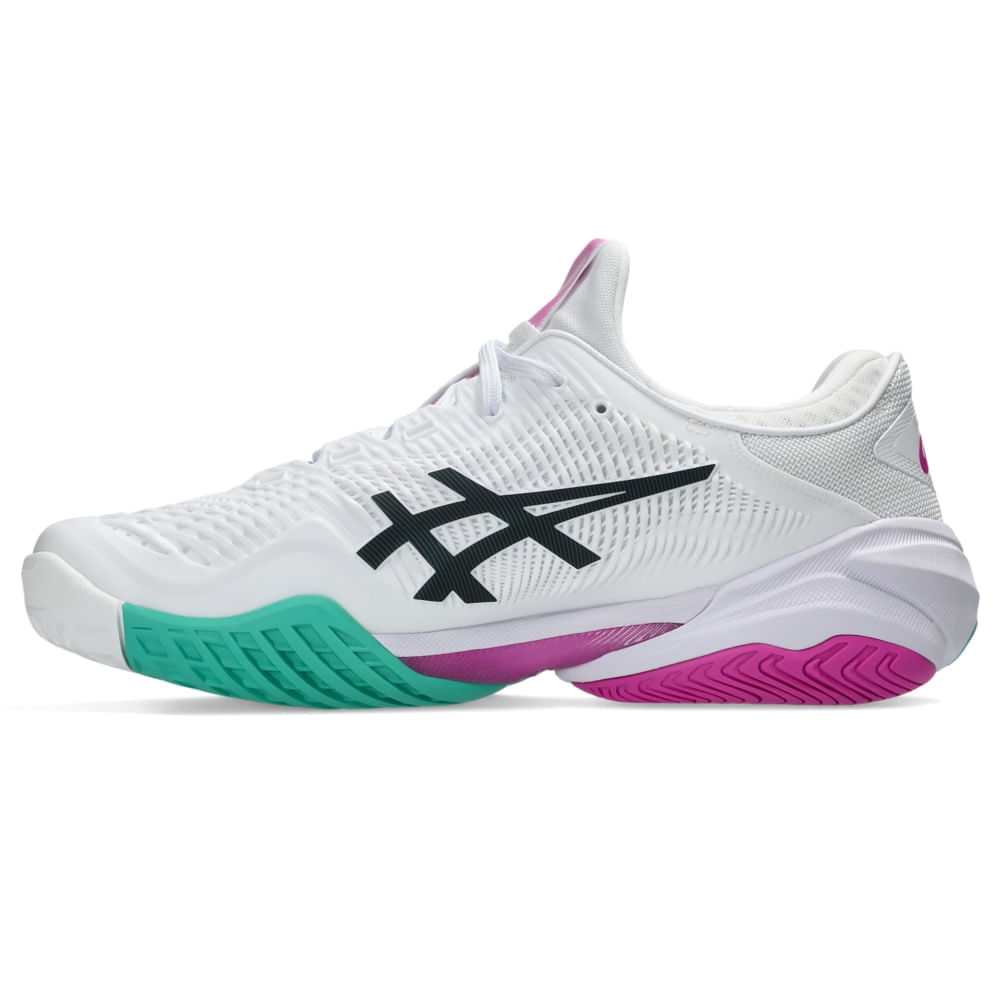 Tênis ASICS Court Ff 3 - Masculino - Branco/Rosa - tam: 42