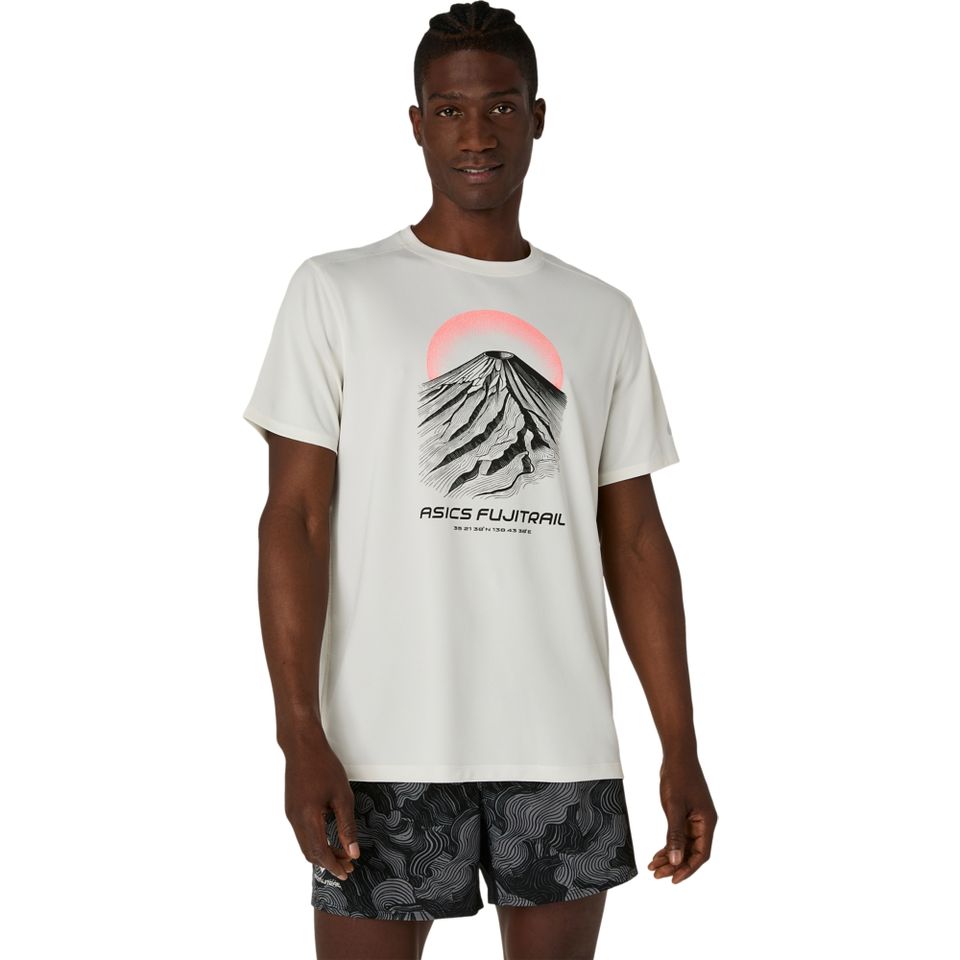 Camiseta Fujitrail Logo Ss Top - Creme
