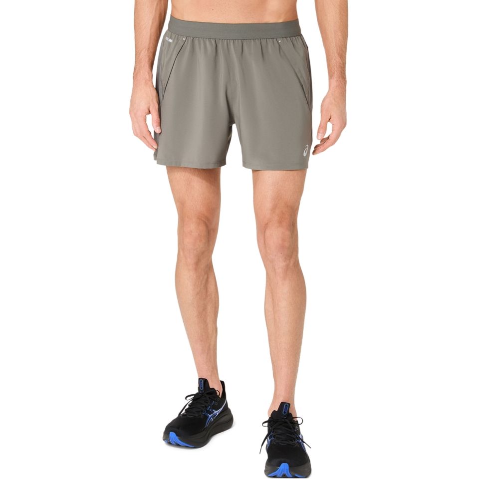 Shorts Asics Road 5in - Masculino - Cinza