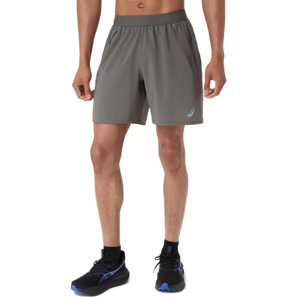 Shorts ASICS Road 7In - Masculino - TRUFFLE GREY - tam: M