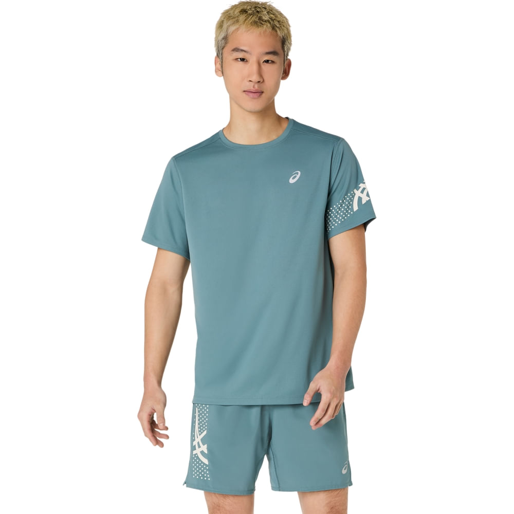 Camiseta Icon Ss Top - FOGGY TEAL - tam: P