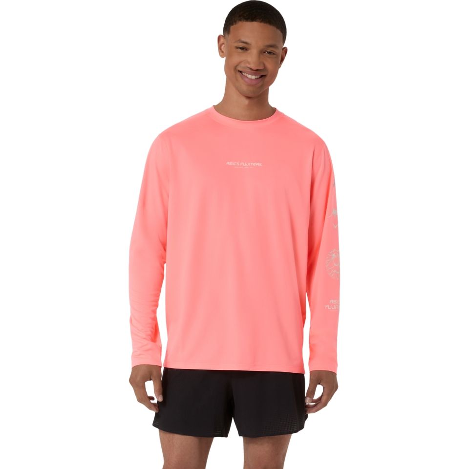 Camiseta Manga Longa Fujitrail Logo Ls Top - Coral