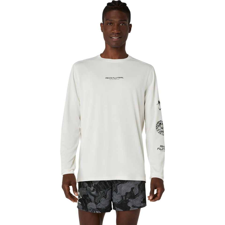 Camiseta Manga Longa Fujitrail Logo Ls Top - Creme