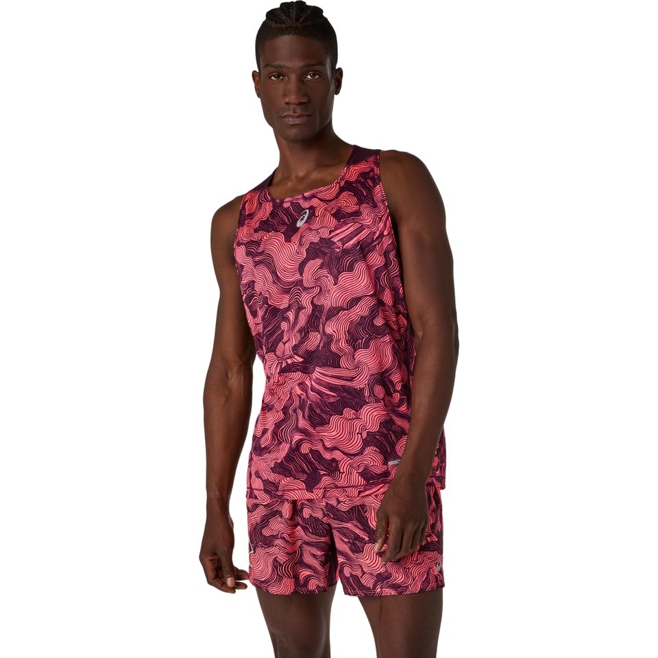 Camiseta Regata Fujitrail Singlet - Rosa/Roxo