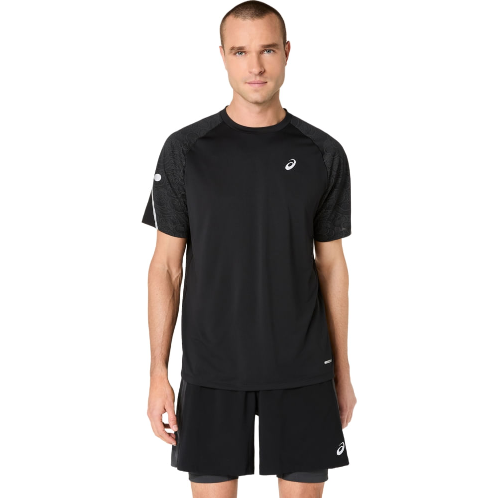 Camiseta ASICS Road Lite-Show - Preto - tam: G