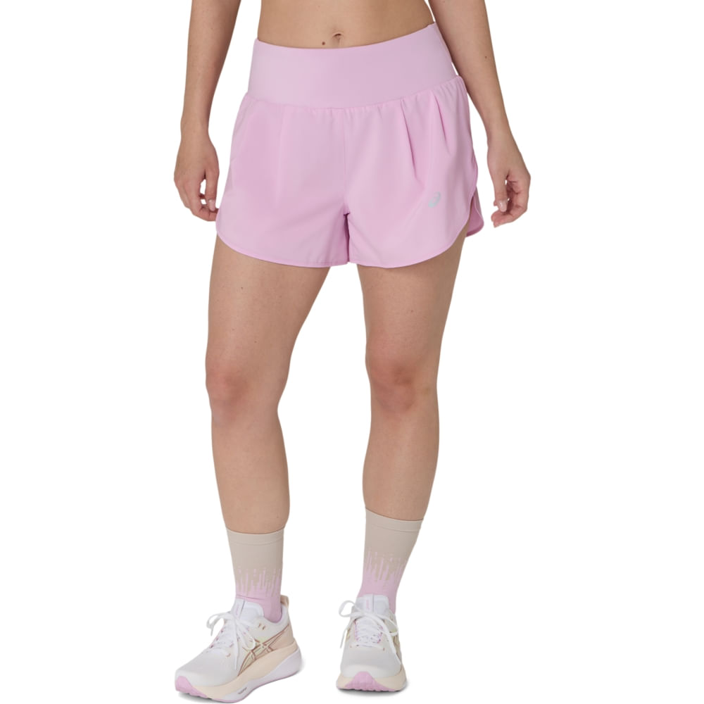 Shorts ASICS Road 3.5In - Feminino - Rosa - tam: GG