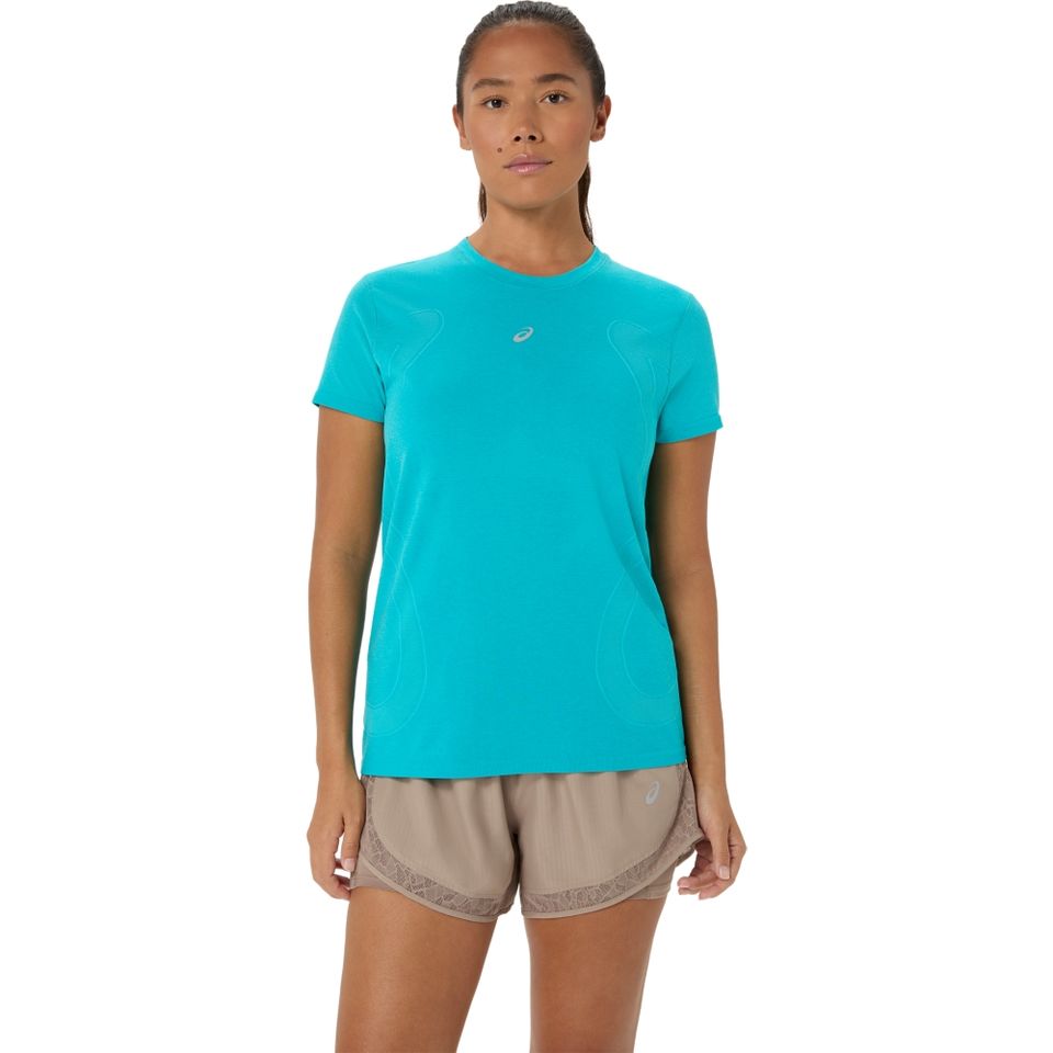 Camiseta Asics Road Seamless - Feminino - Verde