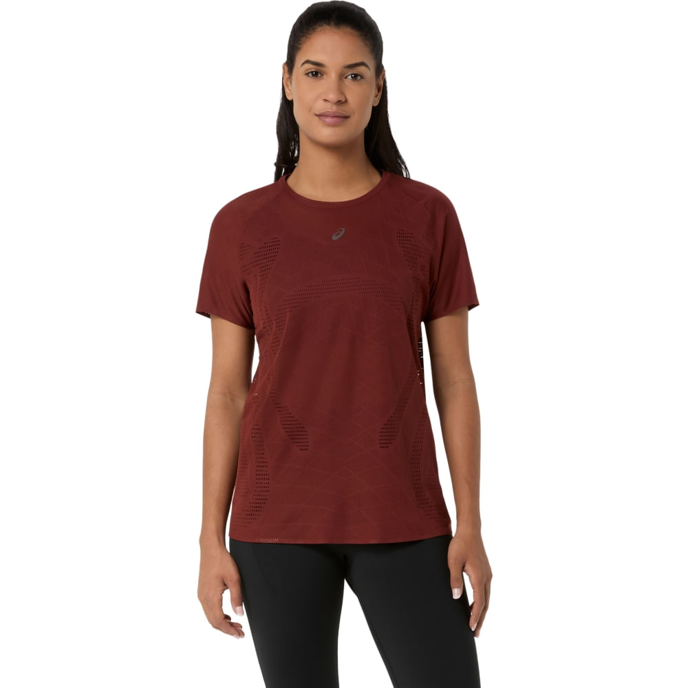 Camiseta ASICS Metarun - Feminino - Vermelho - tam: M