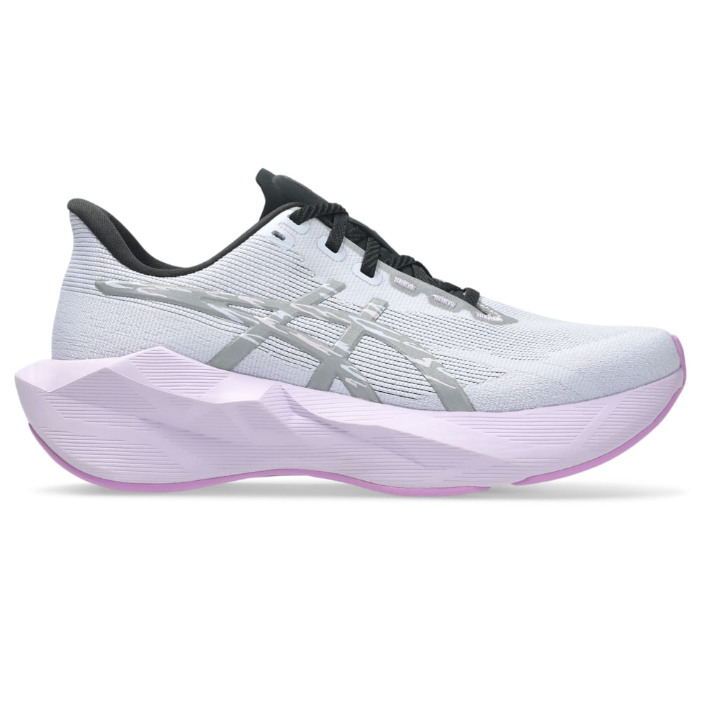 Tênis ASICS Novablast 6 Lite Show - Prata/Roxo - tam: 34
