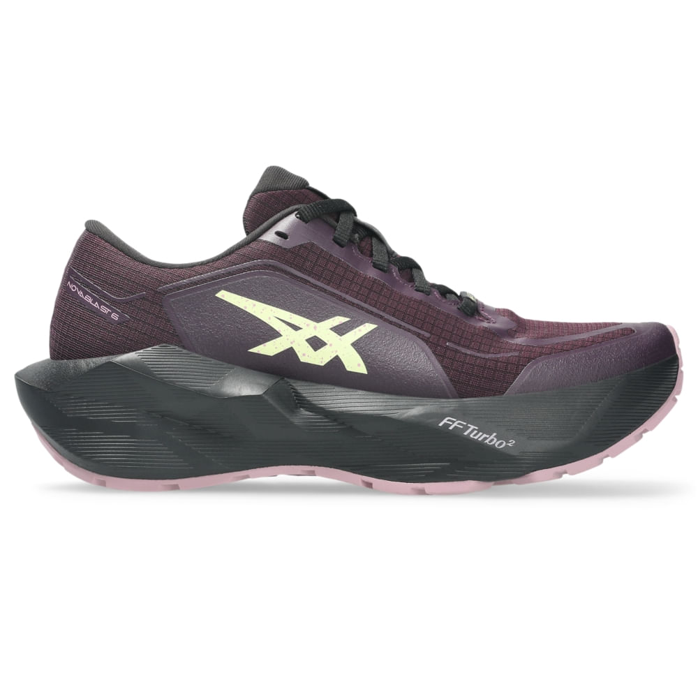 Tênis ASICS Novablast 6 GTX - Roxo/Preto - tam: 40.5